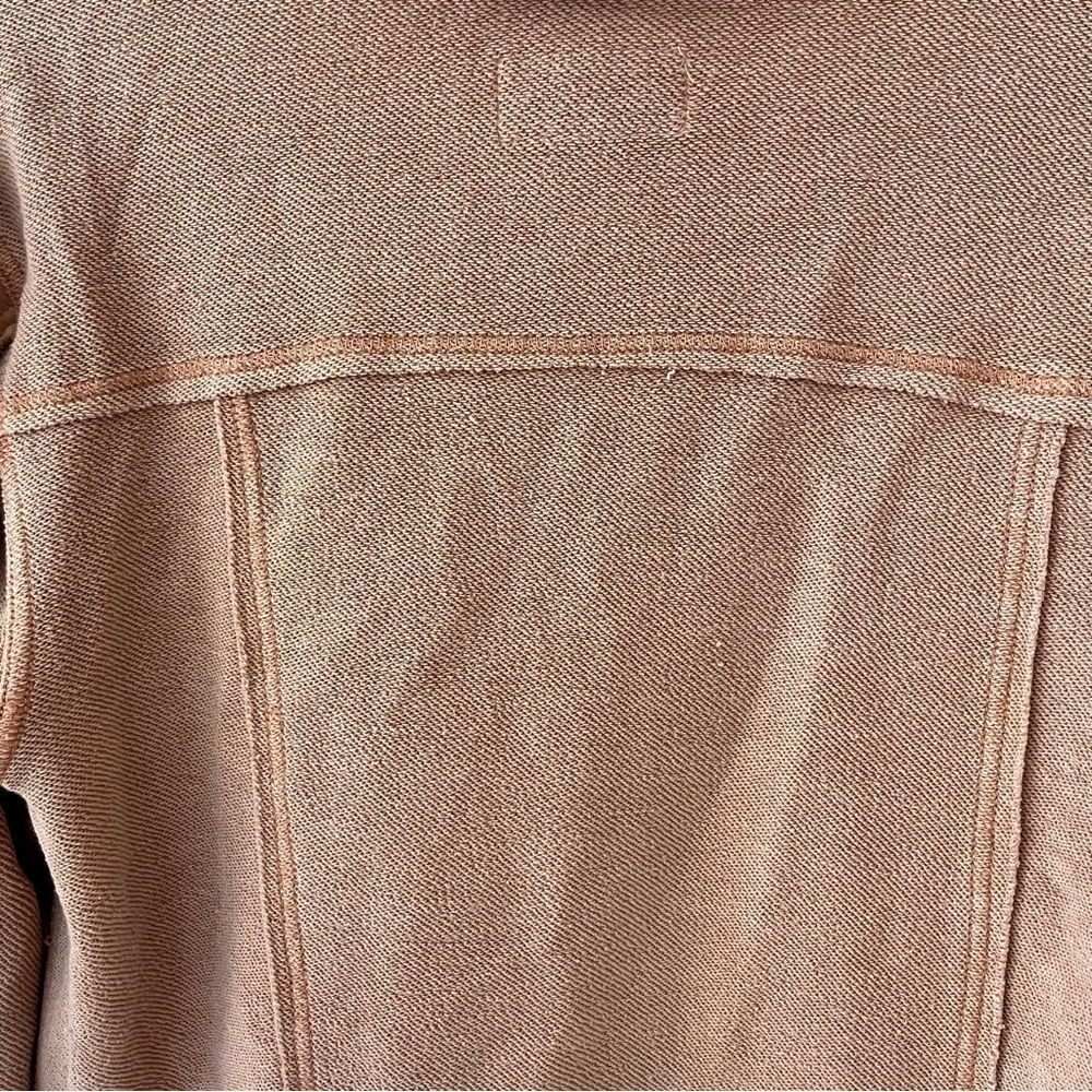 Anthropologie Pilcro Shirt Shacket Utility Jacket  Coral XS - Picture 8 of 16